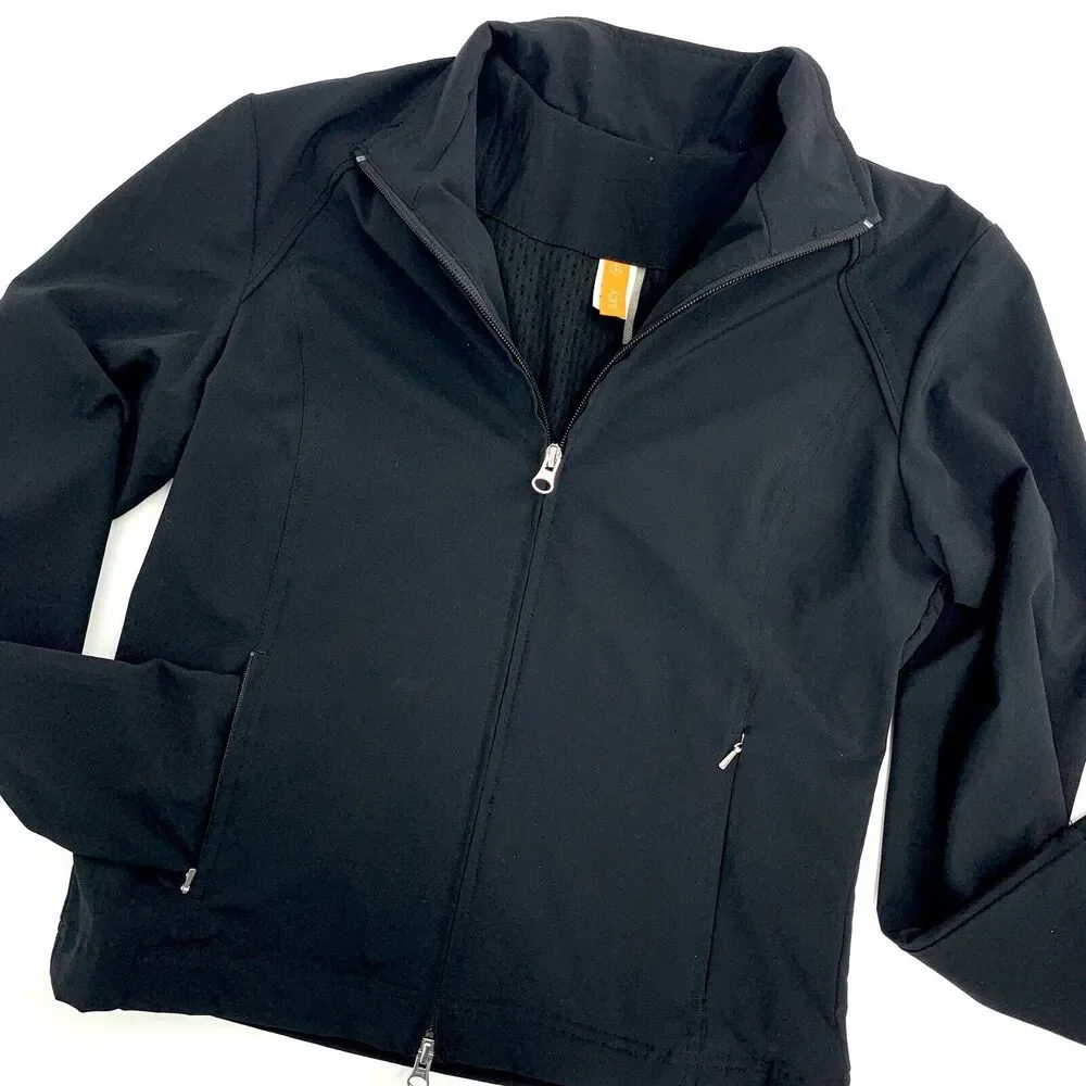 Lucy Tech Active Jacket Black Windbreaker Size S